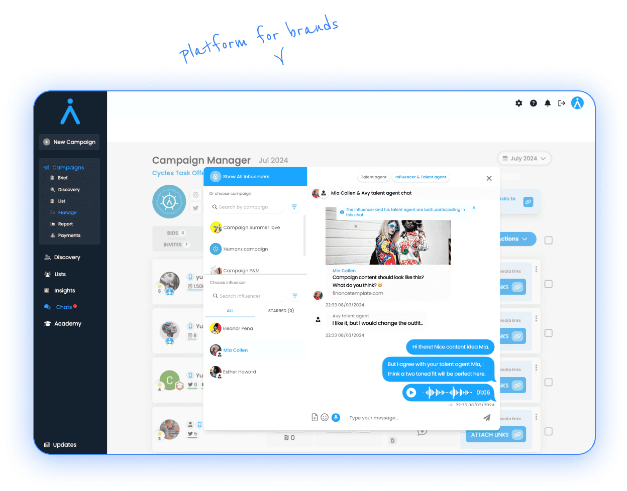 Humanz ai-powered platform for brands social campaigns