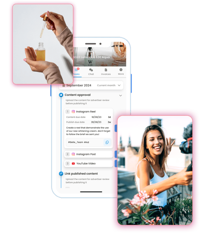 example social media campaign running on instagram